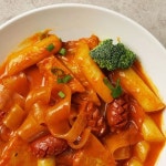 순한 맛 밀키트 사계절 밀떡 로제 떡볶이 2인분 분말 소스 : 꿈꾸는윌리