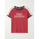 마더 라 더블제이 더 이티 비티 프린트 코튼 저지 티셔츠 J1521 R315CIM Red 1647597357852965 : 페칭