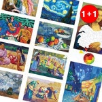 명화 아트 스티커 컬러링 미술놀이 창작활동 꾸미기 : 선샤인 스토어