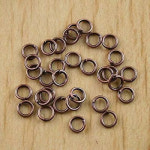 400Pcs 구리 톤 5mm 오픈 점프 링 H0425 : 영민몰