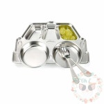 옥이드림 스텐 5칸 자동차 식판 반찬트레이 반찬접시 어린이집식판 : 옥이드림