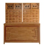 한약장 원목 가정용 경제형 약국클리닉 두꺼운 약두 약장 조제대 : 두루두루두루팜