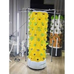 상추키우기 수직농장 수경재배 플랜트박스 수직 하얀색 10단 80개 30L : 모다mall4