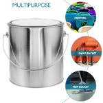 페인트 통 캔 손잡이 보관 홀더가 페인팅용 버킷 걸레 1. Silver : 성상트레이딩17호점