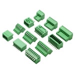 KF2EDG 2.543.53.815.08mm 피치 15EDG PCB 나사 고정 터미널 블록 23410Pin 수 플러그 암 핀 헤더 와이어 커넥터 소켓 : 월드몰클래스