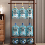 북유럽식 원목 윌넛색 침실 행거 랙 거실 길이65CM 심플 북유럽 노르딕 옷걸이 셀프 : 글로벌싱지