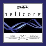 DAddario Helicore 첼로 10Blk 세트 3/4 Med (H5103/4M-B10) : 아쥬어 라벨르