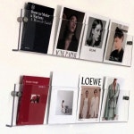 무타공선반 투명 벽 300mmD300037 아크릴선반 : 크루닛