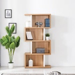 거실 서재 인테리어 수납장 깔끔한 4단 좌우 책장 가구 모던 추천 공간활용 진열 : 퍼니셀컴퍼니