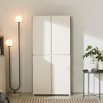 선반형 4단 2도어 히든 수납장 보관장 수납 책장 810 거실 가구 추천 공간활용 : 퍼니셀컴퍼니