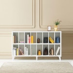 거실 공부방 서재 사선 다릿발 2단 수납형 책꽂이 책장 1600 공간활용 고급 모던 : 퍼니셀컴퍼니