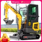 미니 굴삭기 2 톤 EPA Kubota 엔진 미니 파는 농장 소형 굴삭기 1 톤 3톤 기계 가격 미니 굴삭기 : 알뜰홈