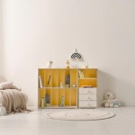 신축 거실 아이방 2단 오픈 책꽂이 책장 서랍형 수납장 세트 고급 추천 세련된 : 퍼니셀컴퍼니