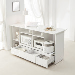 HNCF23A 1700x600 사각상판 서랍 홈바 : 히트가구