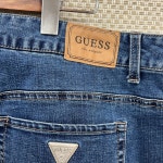 게스 은장 캐주얼 빅사이즈 스판 데님 청바지 36인치 D00239 : 빈티지사쿠