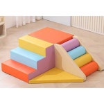 실내 놀이터 쿠션 미끄럼틀 놀이방 유아 놀이기구 노랑 세트 : 에브리띵에브리타임