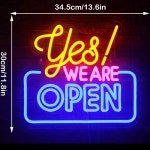 오픈 네온사인 간판 카페 밝은 조명 높은 가시성 광고 보드 디스플레이 벽 창문 바 상점 커피 살롱 매장 : 찬근찬근