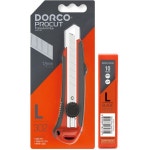 위한 전문 공예 디자인 도구 전문가용 칼날 사무용 칼 유틸리티 스냅오프 칼날L3 L302 - Heavy Duty (with 11 Blades) : 몬태나쇼퍼백