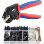 HKS Open Barrel Crimping Tool with 590PCS JST-SM Connectors Kit - 24-16 AWG (0.25-1.5 YM-58BS+JST SM : 하다고 26호