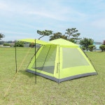 스노우라인 텐트 원터치 오토 쉐이드 4인용 그늘막텐트 : 엠에스캠핑 주식회사