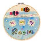 초등 우리집 수틀 이름표 만들기 학교 어린이집 유치원 방과후교실 문화센터 5세 : 카빌