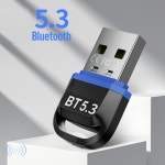 PC용 USB 블루투스 어댑터 동글 5.3 무선 블루투스 커넥터 컴퓨터용 USB 키 수신기 : 글로벌픽업스