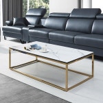 세라믹 골드 마블 거실테이블 1200 모던테이블 좌탁 : 새로홈가구