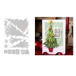 크리스마스 트리 금속 절단 다이 엠보싱 다이컷 카드 제작 스크랩북 1. H7597 : 쇼핑여기다4호점