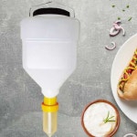 거꾸로 소스통 푸드 오일 케찹병 디스펜서 소스병 푸드트럭 : 에어위드