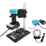현미경관찰 1080P HDMI VGA 디지털현미경 전자납땜용 130X38MP 현미경 카메라 USB LED 링 라이트 Set448MP mouse Set4 48MP HDMI mouse... 