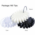 링 연습 팔레트 틀린 네일 아트 디스플레이 휠 도구 폴란드어 컬러 카드 1. transparent : 시므네9호점