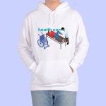 가족티 후드티 전색상 원격진료 헬스케어 건강 q 디자인티 : 서호내부