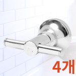 공공화장실 큐비클 욕실 행거형 옷걸이 4개 병원옷걸이 : 브릿지로드