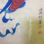 오래된 스크롤 작품 화가 장대천의 둔황 숙녀 그림 쌀 종이 조각 장식 예술 1. 다색 : 쇼핑여기다31호점