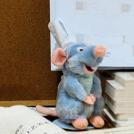 가필드 존 오디 고양이 동물 대형 애착 인형 키링 굿즈 귀여운 마우스 만화 Ratatouille 요리사 레미 자기 어깨 플러시 장난감 어린이 선물... 