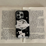 [유기견후원] 허그미도그 패턴 맥세이프 카드 폰케이스 아이폰 16 프로 하드 : 메이드모먼