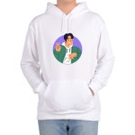 디지털프린팅 기모후드티 귀여운 남자 브이 디자인 : 태평만대