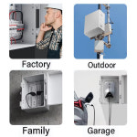 전기계량기함 IP66 방수 회색/투명 ABS 인클로저 전기 접속 상자 실외 밀폐형 스위치 전원 케이스 배전 : Versian