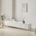 모더니즘 화이트거실장 티비서랍장 2000 모던TV다이 : 꾸미는공간