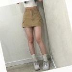 카고 치마바지 여성 캐주얼 짧은 활동적 외출 데일리 여름 가벼운 시원한 편안한 외출복 : 디노상회 DINO