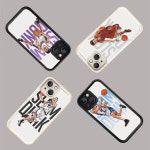 슬램덩크 북산 산왕 능남 해남 아이폰 호환 16 15 13 12 se 미니 프로 케이스 굿즈 WA-58 블랙 스텝 TPU X XS XR 8 11 플러스 맥스용... 