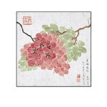 인테리어 액자 중국 레스토랑 단일 그림 배너 식당 배경 테이블 농가 벽 호텔 벽그림 : 플로이