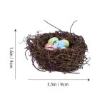 부활절 새 둥지 파티 장식 인공 계란 필러 미니 벽 후크 1. Assorted Color : 쇼핑여기다41호점