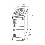 85381 MURR MCS-A ASI 전원 공급 장치 1 상 입력 95-265VAC 출력 305V/4ADC : D.S 상사