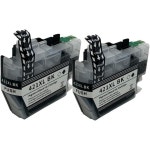호환 잉크 카트리지 LC421 LC421XL DCPJ1050DW J1140과 호환됨DW MFCJ1010DW J1050 J1040 Printers2PC 421XL Black : 하우리샵1