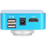 현미경 액세서리 키트 디지털 비디오 단안 48MP 4K HDMI USB 카메라 IMX335 CMOS Continus Zoom 130X C 마운트 슬라이드 색 H2607... 