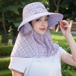 농사 모자 농촌일용 자녀 여름 2025 신상 썬캡 다도모자 자외선 차단 얼굴 가리개 : BLEUCIEL