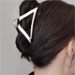 Y2K 메탈 헤어핀 올림머리 반묶음 집게핀 : 혀니커머스