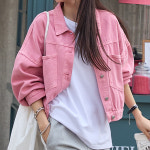 [나크21] (55~99) 컴팩트 루즈핏 크롭 자켓 NK51-JS-8 : NAK21