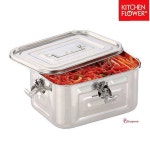 키친플라워 스텐 통김치 5L 사각 중사이즈nop434 : 샵프리R